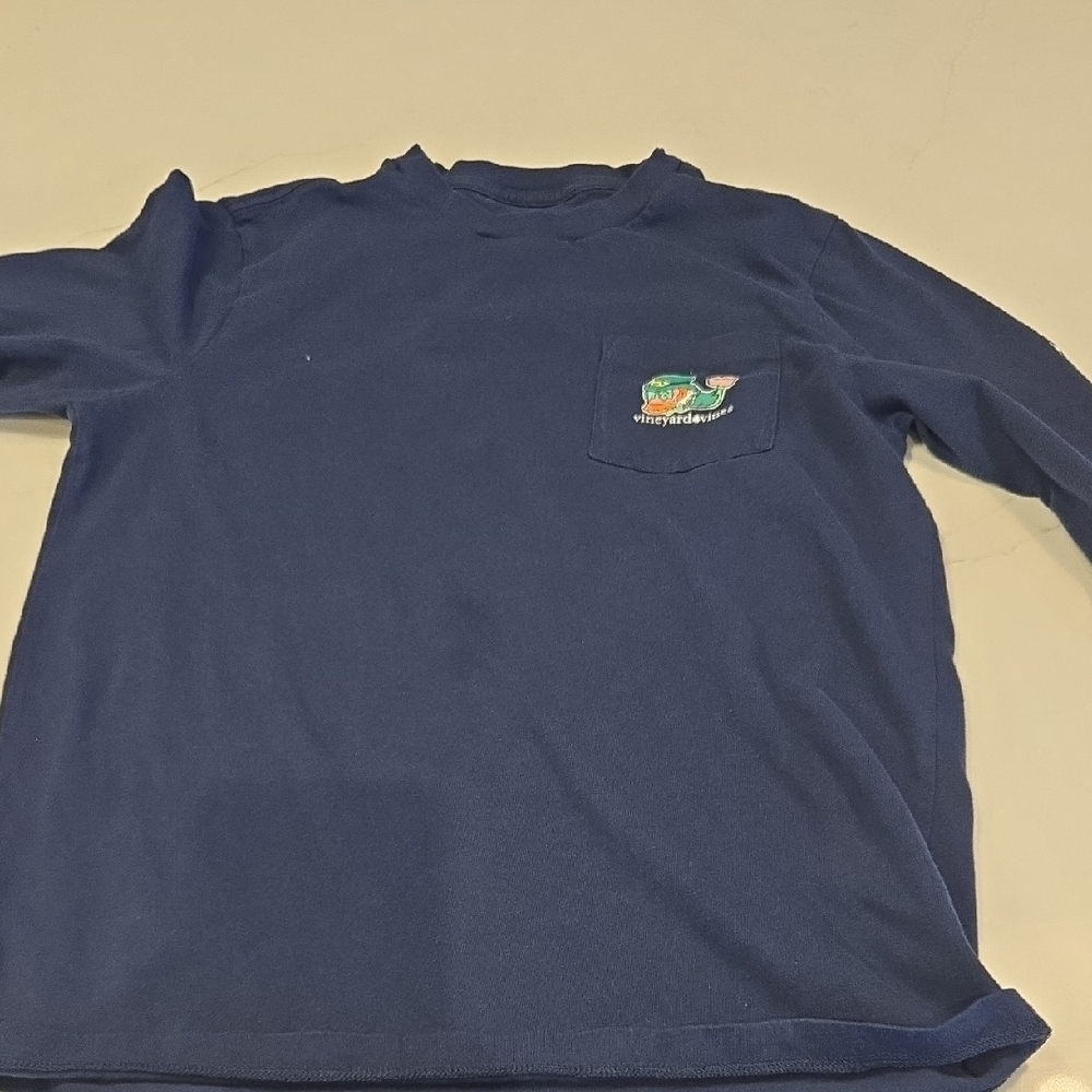 Vineyard Vines Navy Long Sleeve Tee